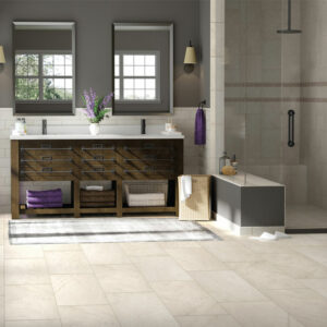 Bathroom tile flooring | Carpet Exchange